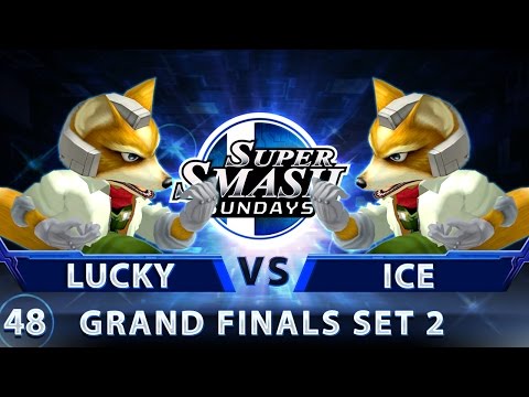 SSS 48 - Lucky (Fox) vs. Ice (Fox) - SSBM Top 32 Grand Finals Set 2 - Smash Melee