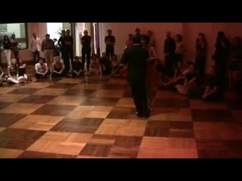  Fabian Salas  and  Maria Paz Giorgi  are  dancing  to  the  milonga  "  Ella Es Asi  "