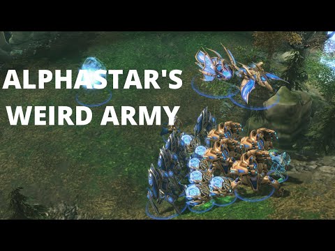 Alphastar (Protoss) gets confused in a Protoss vs Protoss