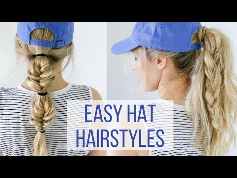 Easy Hairstyles for Hats - Hair Tutorial
