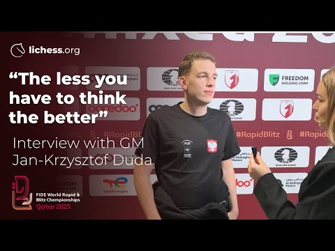 Jan-Krzysztof Duda: I was more motivated against Gukesh! | World Blitz 2025 | Day 2