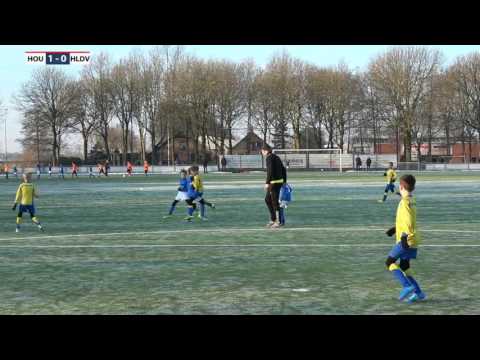 SV Houten 010-1 - Hooglanderveen 010-1 zaterdag 21 januari 2017