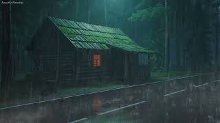 HEAVY RAIN AND THUNDER SOUNDS FOR DEEP SLEEP | Meditation, Insomnia & Stress Relief | White Noise