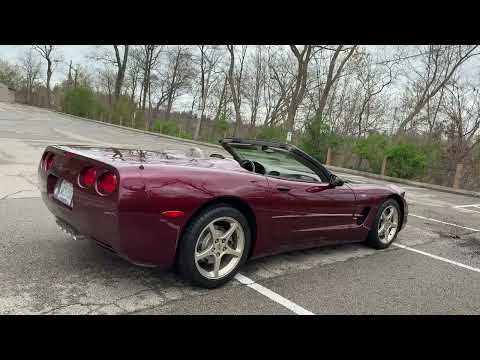 **SOLD on the CCC Buy-It-Now Lot** Sub-90K km 2003 Chevrolet Corvette Convertible 50th Anniversary 6-Speed Manual