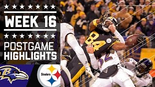 Ravens vs. Steelers | NFL Week 16 Christmas Game Highlights
