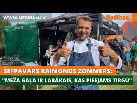 Raimonds Zommers: "Meža gaļa ir labākais, kas pieejams tirgū"