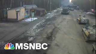 WATCH: Video Shows Tanks From Belarus Crossing Into Ukraine