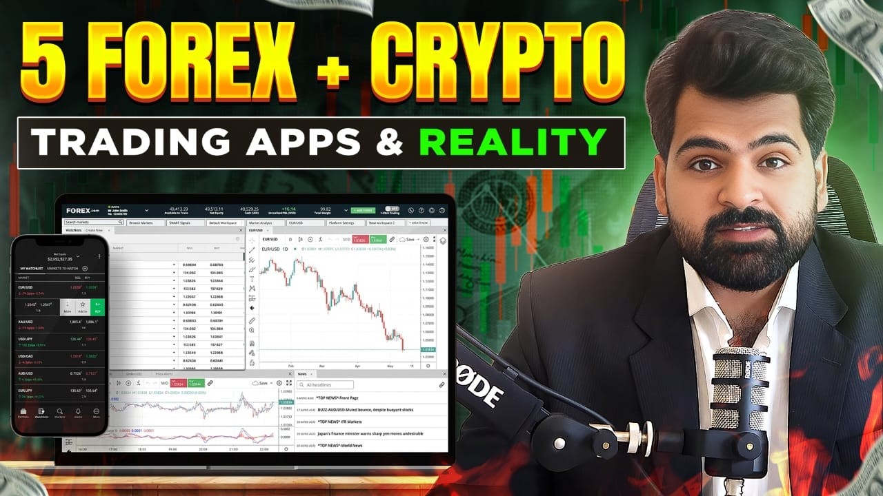 Reality of Top 5 Forex and Crypto Trading Apps