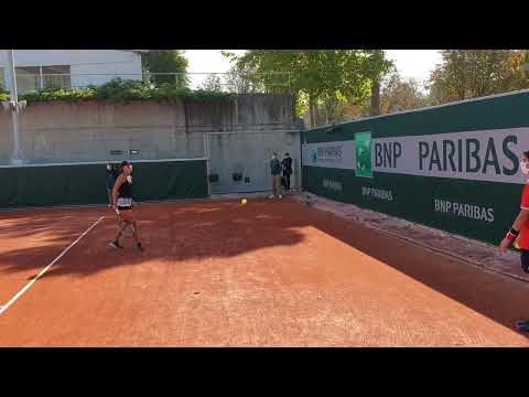 Jovana Jovic vs Ankita Raina French Open 2019 Warm Up