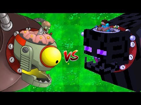 Final Zomboss PvZ 2 PC vs Final Zomboss Minecraft! Mod in Plants vs Zombies Gameplay