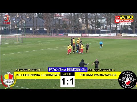 tv.nsk.pl [NA ŻYWO] KS Legionovia Legionowo - Polonia Warszawa SA 1:1 (1:0) 2021-11-13 g. 13:00