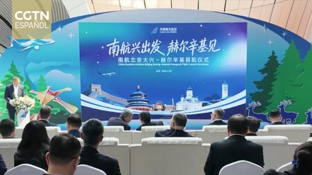 China Southern Airlines inaugura el primer vuelo directo entre Beijing y Helsinki