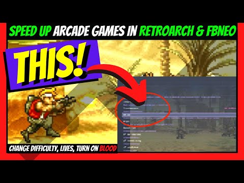 SPEED UP Arcade Games in RetroArch - Metal Slug 2 LAG REDUCTION Guide