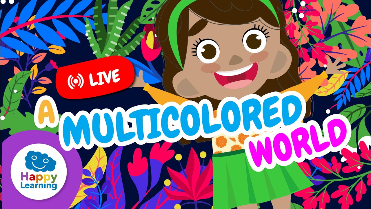 LIVE: 🌿🎨 THIS is how plants feed to get their COLORS! | Educational Videos | @HappyLearningEN