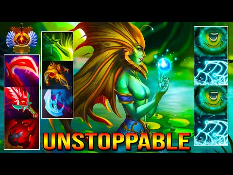 [ Naga Siren ] THE MOST TANKY CARRY BUILD - ABSOLUTELY CANCER  LATE GAME - DOTA 2 GAMEPLAY