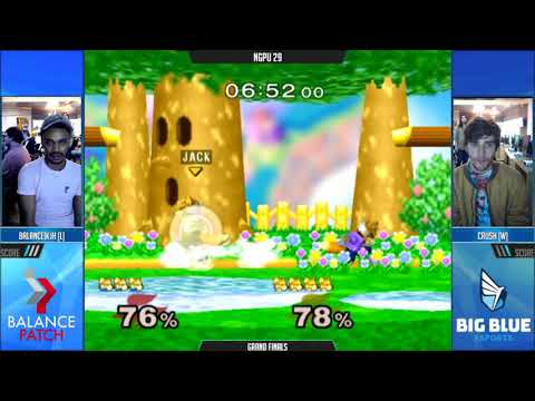 NGPU 29 SSBM - BAL | KJH [L] (Blue Fox) vs. Crush [W] (Default Fox) - Melee GF