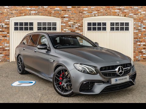 2018 MERCEDES BENZ E63 AMG S 4MATIC EDITION 1 FOR SALE IN MAGNO SELENITE GREY WITH BLACK AMG LEATHER