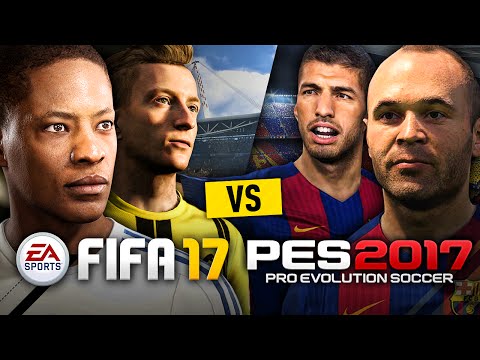 FIFA 17 VS PES 17!