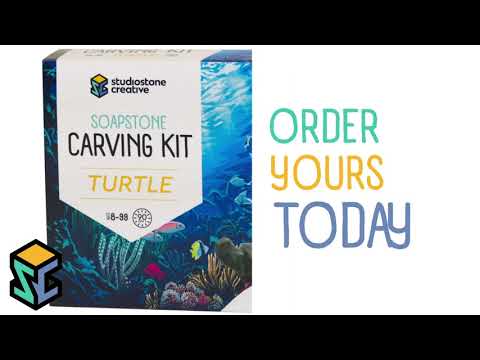 Turtle Soapstone Carving Kit 