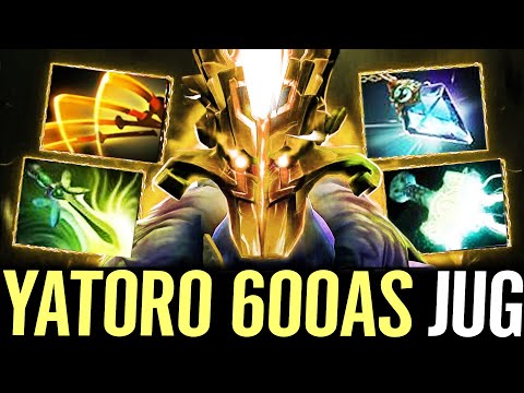 🔥 YATORO Juggernaut NEVER let us down — 600AS Mjollnir + Butterfly GODLIKE Carry Dota 2 Pro