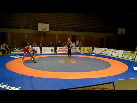 23.11.2024 Rückrunde AC Schüler Maximilian Fecht - SV Kempten Moritz Rothermel 46 Kg Gr.-röm