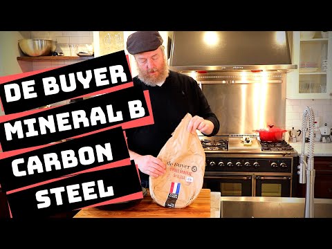De Buyer Mineral B Omelette Pan Seasoning and Cooking