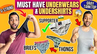 Download lagu MUST HAVE UNDERWEAR & UNDERSHIRT FOR MEN | Men's Underwear Guide | G-string, Thongs, Briefs,Tanktops mp3