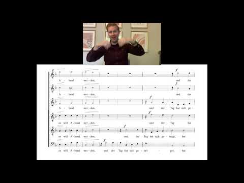 Abendlied (Rheinberger) - Bass practice