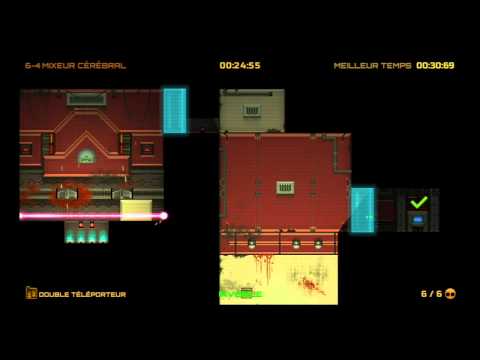 Stealth Inc. 2 A Game of Clones Speedruns - [6-4] Brain blender - 28.22