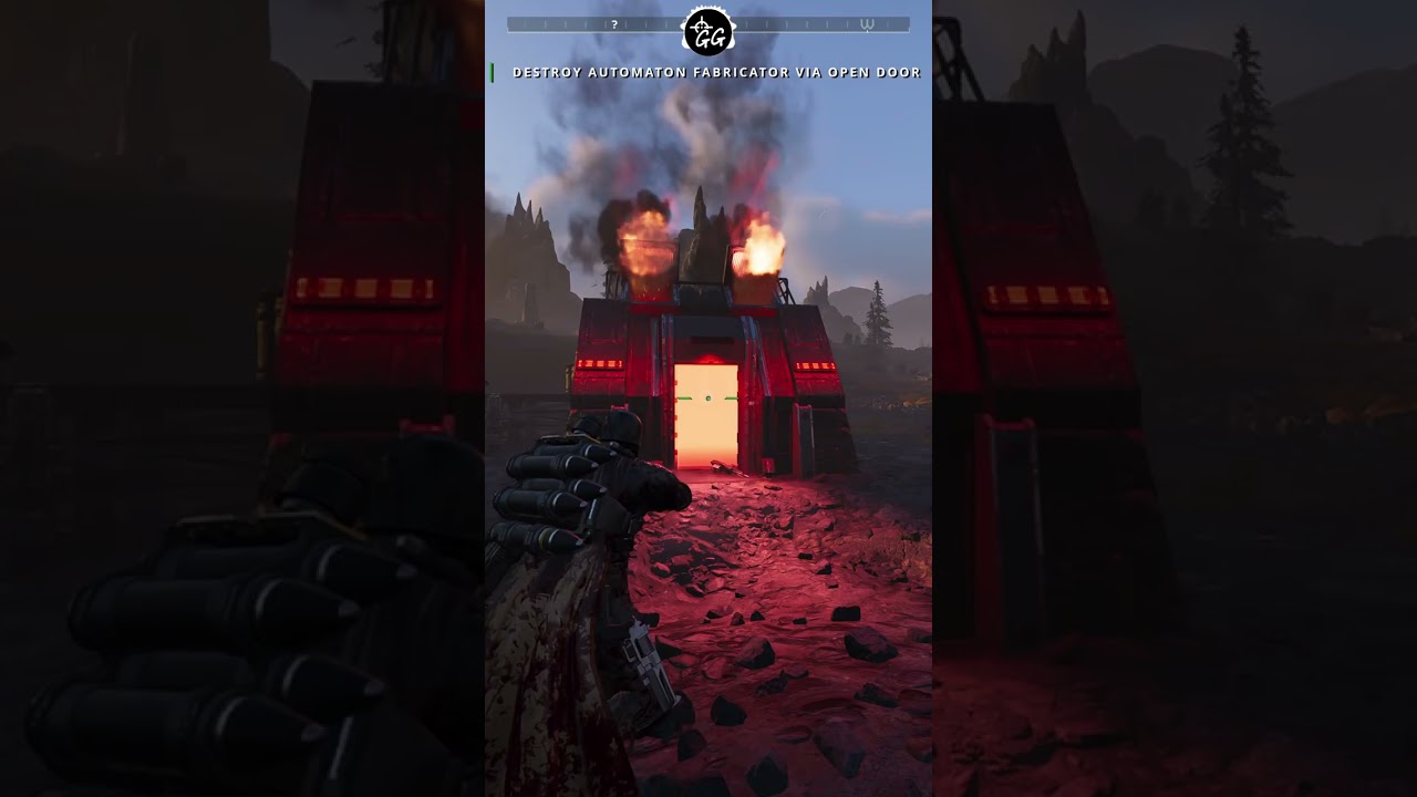 YOU CAN DESTROY AUTOMATON FABRICATOR VIA OPEN DOOR - Helldivers 2 Tips & Tricks ✅