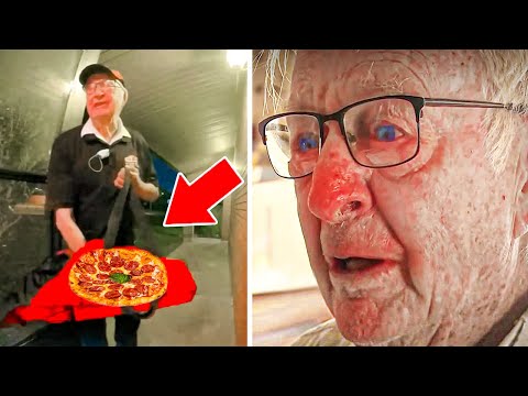 82-Year-Old Man Delivers Pizza to Pay For Grandson’s Treatment, he didn't expect this to happen