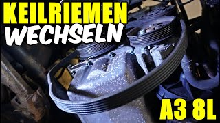 AUDI A3 8L KEILRIEMEN WECHSELN / TAUSCHEN TUTORIAL / ANLEITUNG
