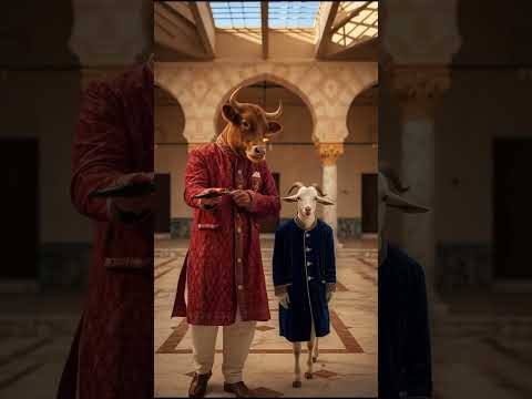 Qurbani Mubarak 2025 😍 Cartoon Cow, Goat & Eid Parade Madness! #qurbani2026 #eid2025 #trending