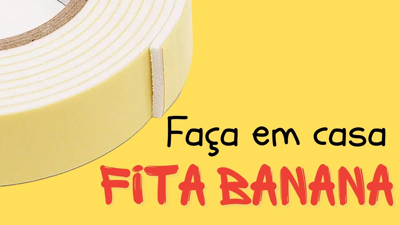 Faça em Casa sua Fita Banana | Grazi Leite