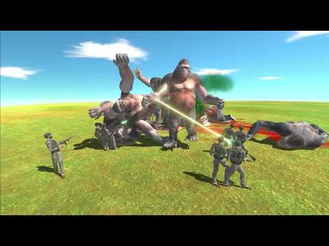Animal Revolt Battle Simulator (50 commandos Vs every unit)