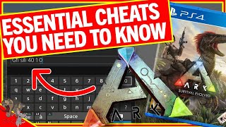 ARK SURVIVAL EVOLVED PS4 Admin Commands/Cheats You Need To Know! Ark On Playstation Free With PsPlus