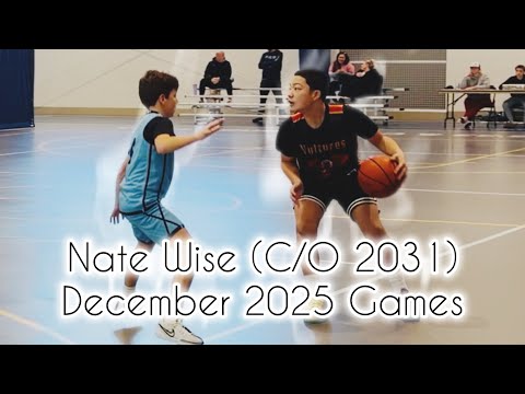 Nathaniel Kim Wise “Nate Dogg” December 2025 Games