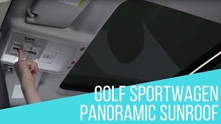2015 Volkswagen Golf SportWagen: Panoramic Sunroof