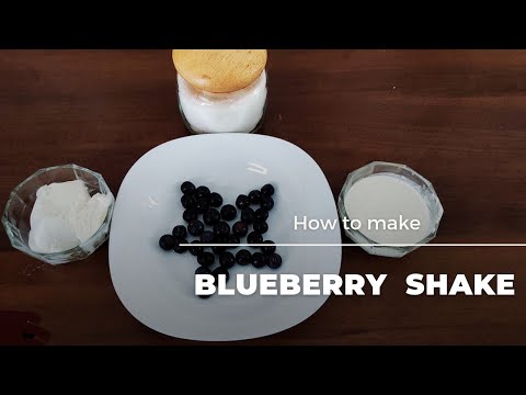 Blueberry Shake | Summer Drinks | Frullato di Mirtilli | Devanda Estiva