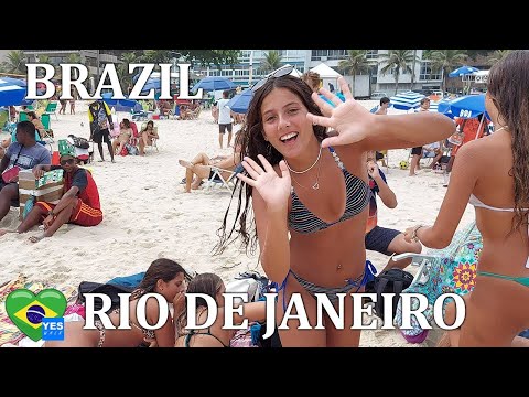 RIO DE JANEIRO Beach 🇧🇷 From LEBLON To IPANEMA Brazil January 2021 [FULL TOUR]