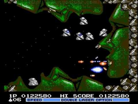 Gradius II (FC · Famicom) video game port | full game session for 1 Player 🎮