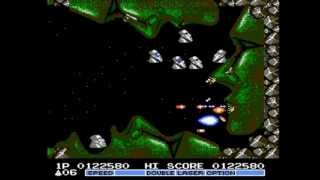 Gradius II (FC · Famicom) video game port | full game session for 1 Player 🎮