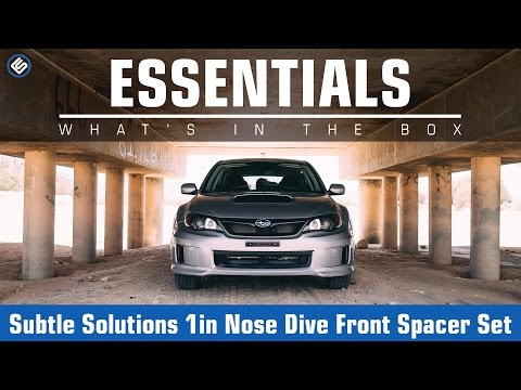 Subtle Solutions 1 Inch Front Lift Kit - 08-14 Subaru WRX/STI / 09-17 Forester - What's In The Box?