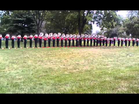 Santa Clara Vanguard 2013 Brass warmup Semifinals
