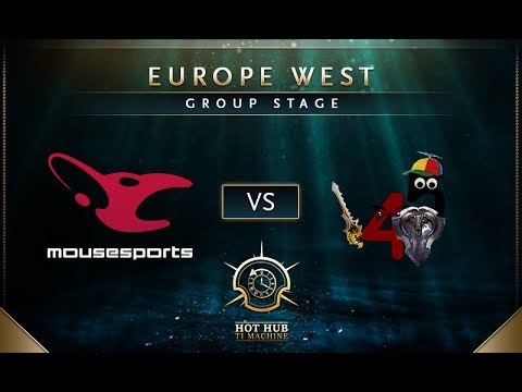 mouz vs 4p5 - TI7: EU Regional Qualifiers Group Stage - @Mikelorus