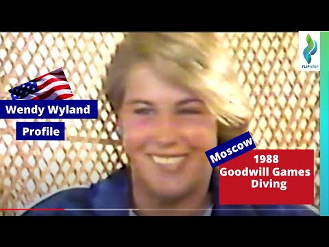 1988 Wendy Wyland Profile - Team USA - during Goodwill Games
