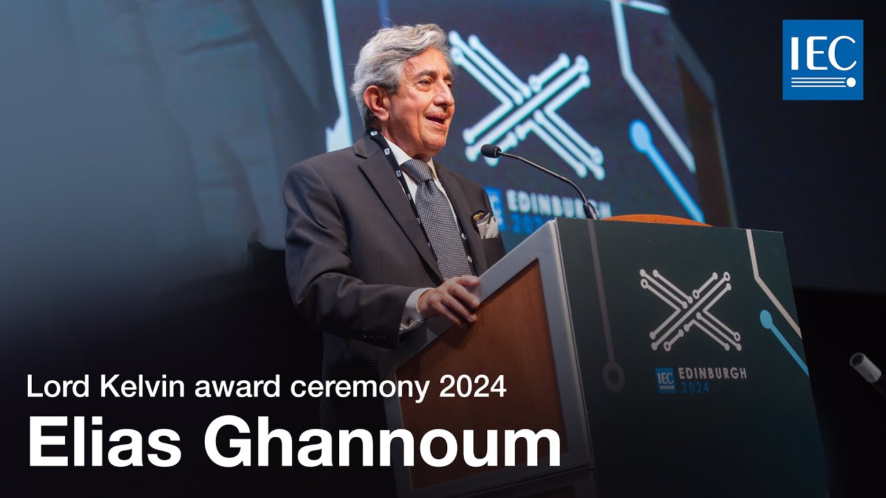 Elias Ghannoum is the 2024 winner of the prestigious Lord Kelvin award