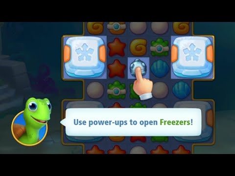 @Fishdom Level 9201, Collect Ice Creams 🍦🍦🍦🍦from Freezers Quest