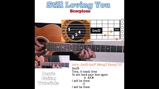 Still Loving You - Scorpions guitar chords w/ lyrics, plucking &amp; strumming tutorial