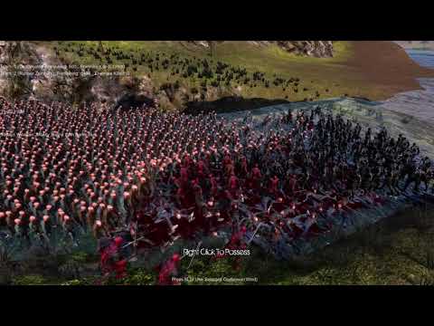 500 Deadpool's vs 20,000 Runner Zombies Ultimate Epic Battle Simulator